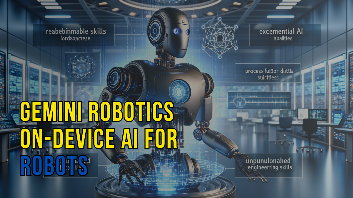 Google’s Gemini Robotics On-Device AI for Robots: Everything You Need to Know